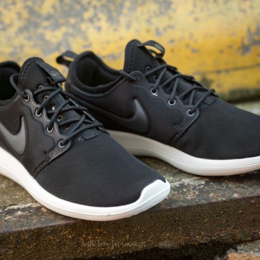 Roshe run two discount black anthracite sail