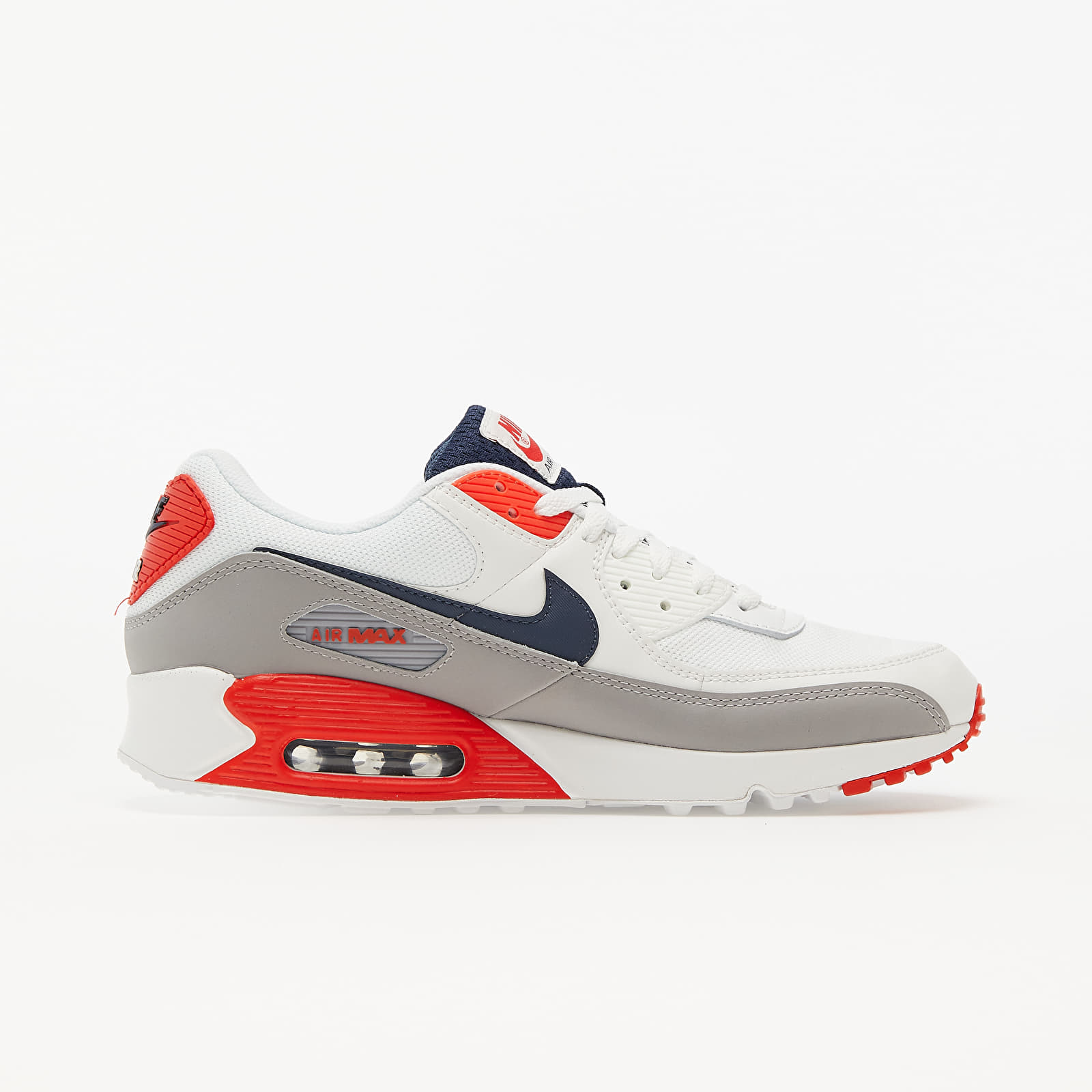 Men's shoes Nike Air Max 90 Summit White/ Thunder Blue-Cement Grey