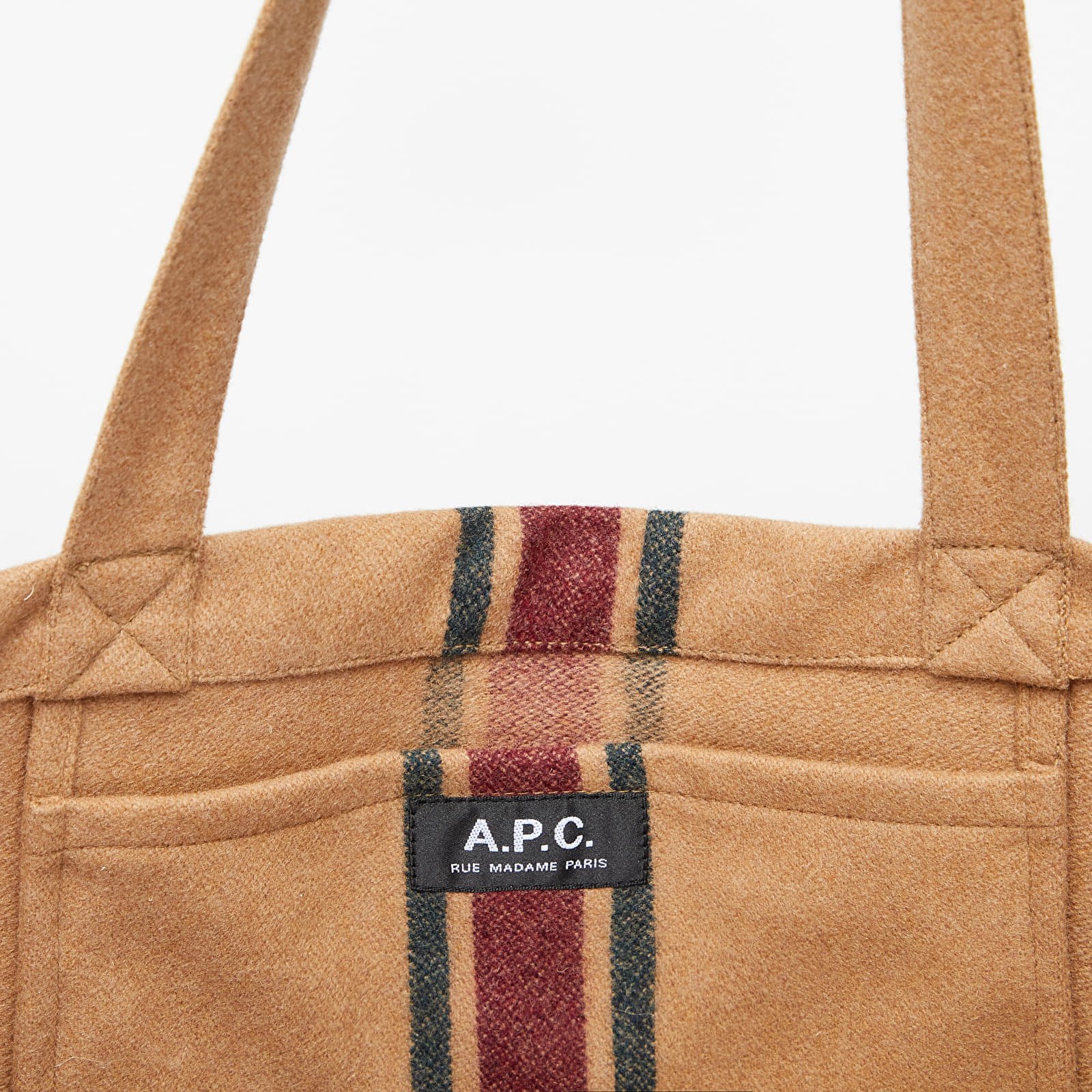A.P.C. Caramel Synthetic Leather Shopping Bag