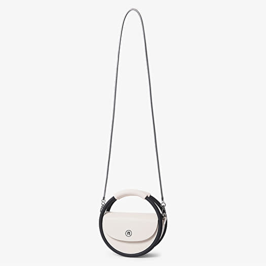 Nana-nana Hoop Mini (Recycled Leather) Ivory | Footshop