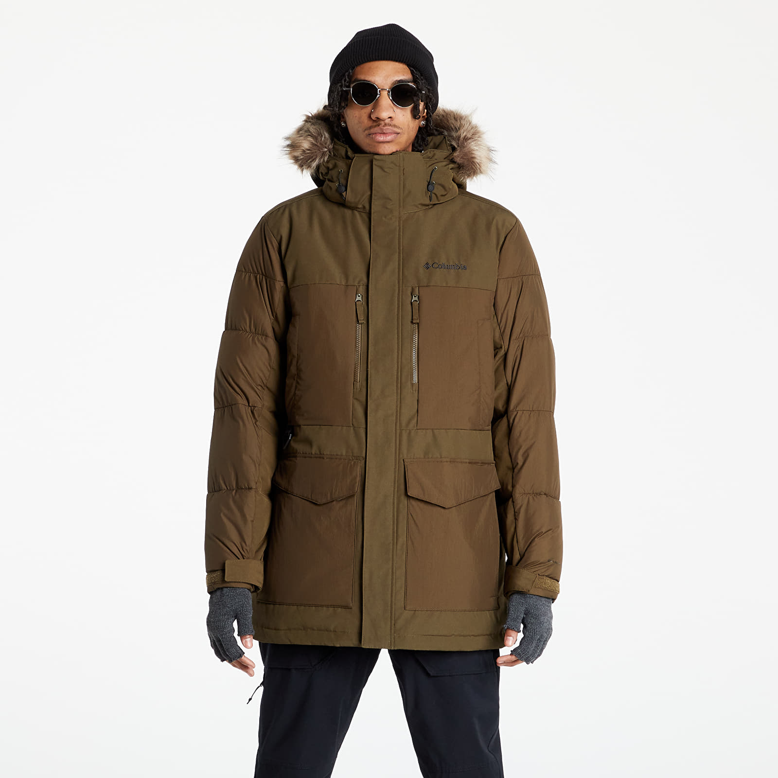Jackets Columbia Marquam Peak Fusion Parka Olive Green Footshop