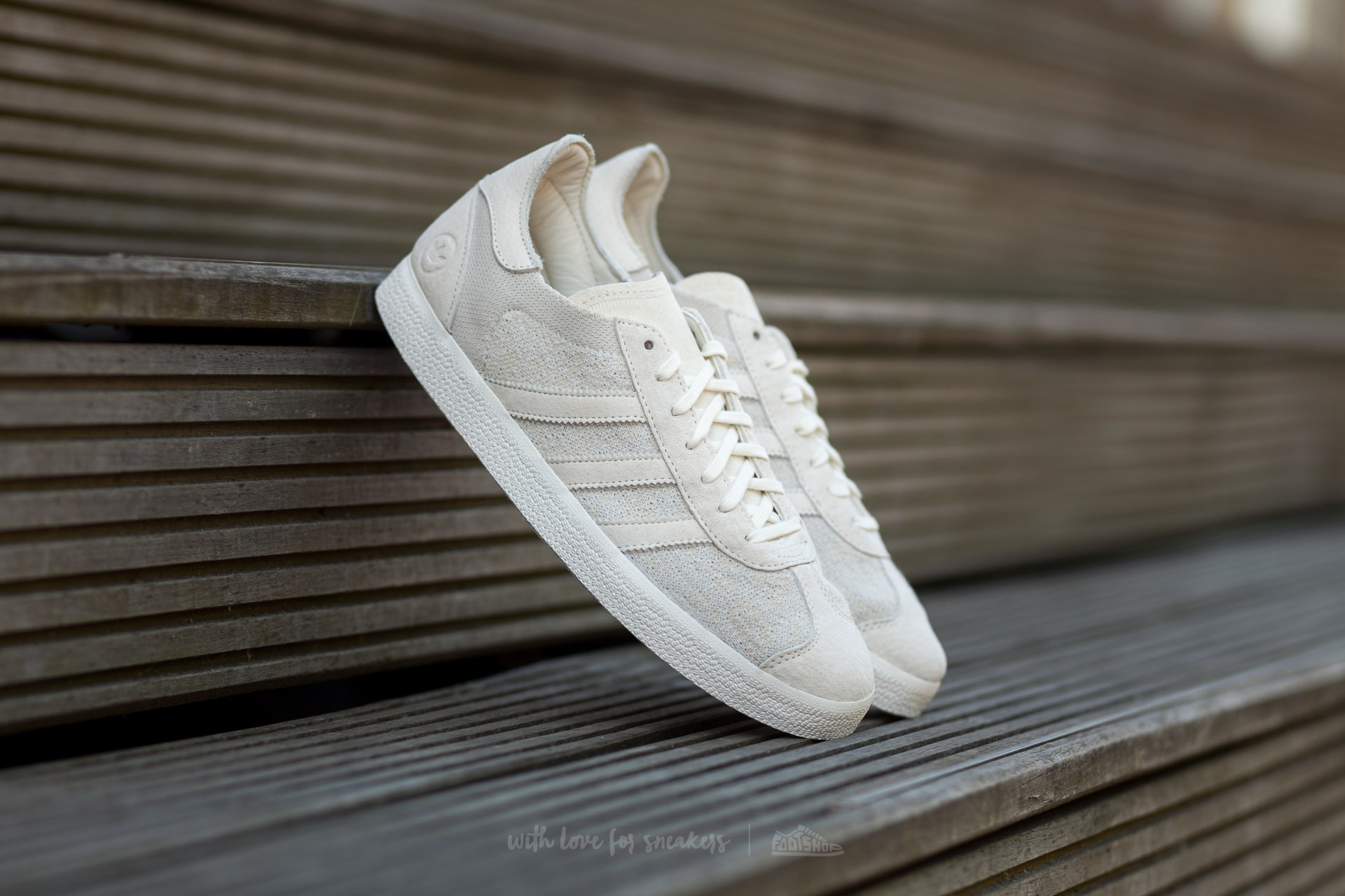 Men's shoes adidas WINGS + HORNS Gazelle 85 OG Off White/ Off White/ Off White