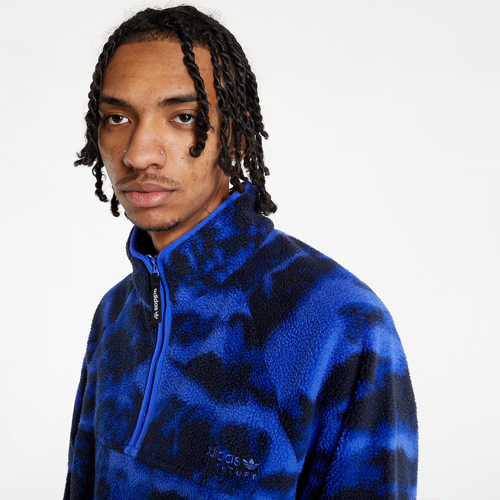 Sweatjacken und Sweatshirts adidas Adventure Polar Fleece Half-Zip Sweatshirt Sonic Ink