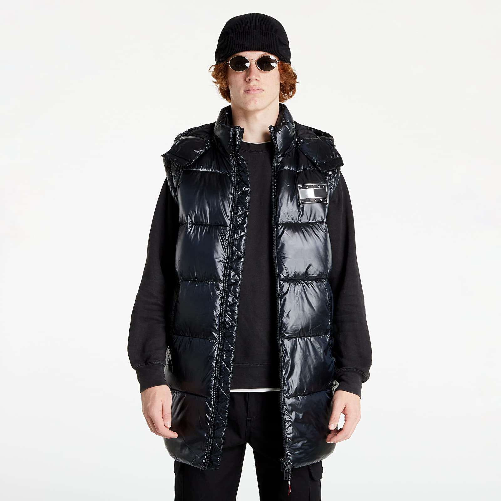 Takit Tommy Jeans Abo Detachable Long Puffa Black