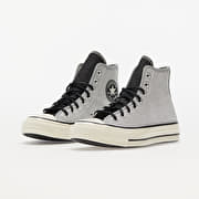 Women s shoes Converse Chuck 70 Glitter Silver Black Egret Footshop