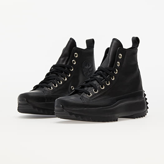 Womens black run star hike converse top