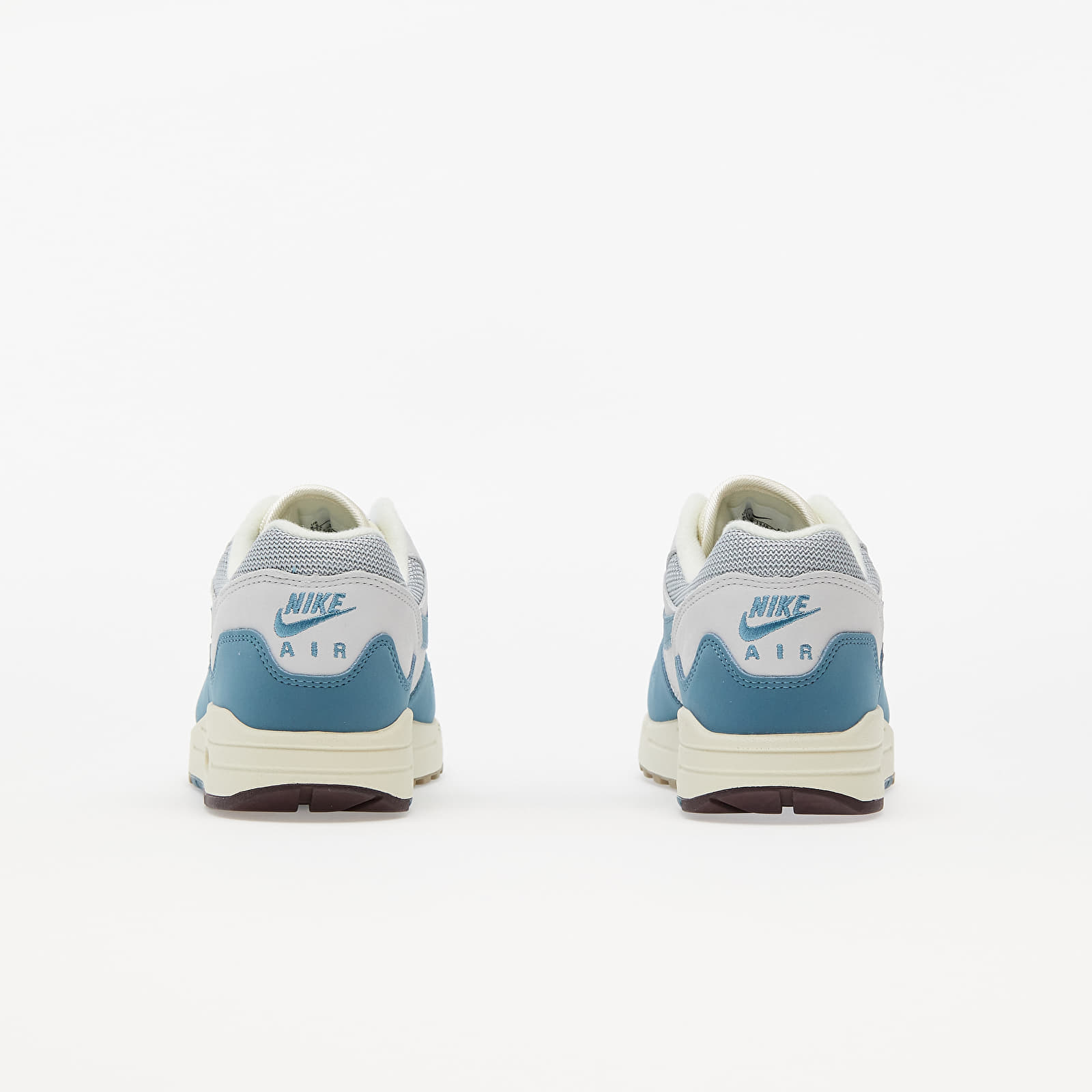 Scarpe uomo Nike Air Max 1 x Patta Metallic Silver/ Noise Aqua-Pure Platinum