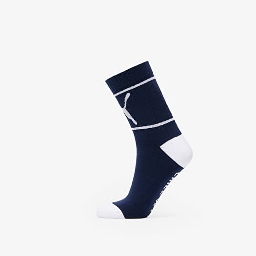 Socken Puma 2 Pairs Footshop Melange/ Grey Crew Socks Short Middle Blue 
