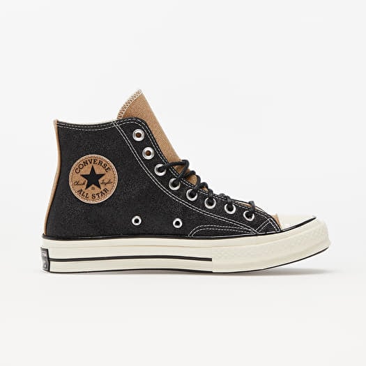 Black and gold high top converse clearance