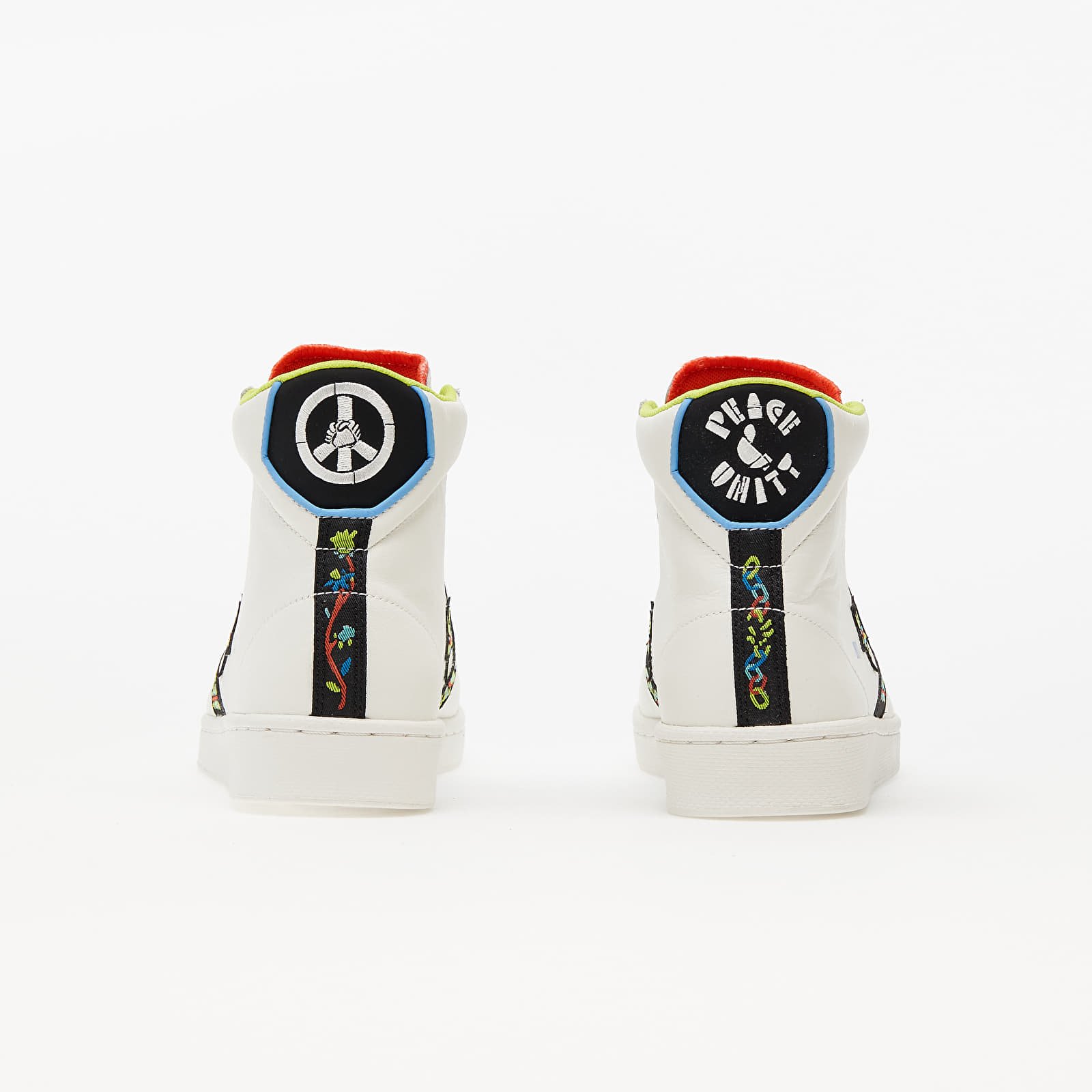 Scarpe uomo Converse Pro Leather Peace & Unity Vintage White/ Black