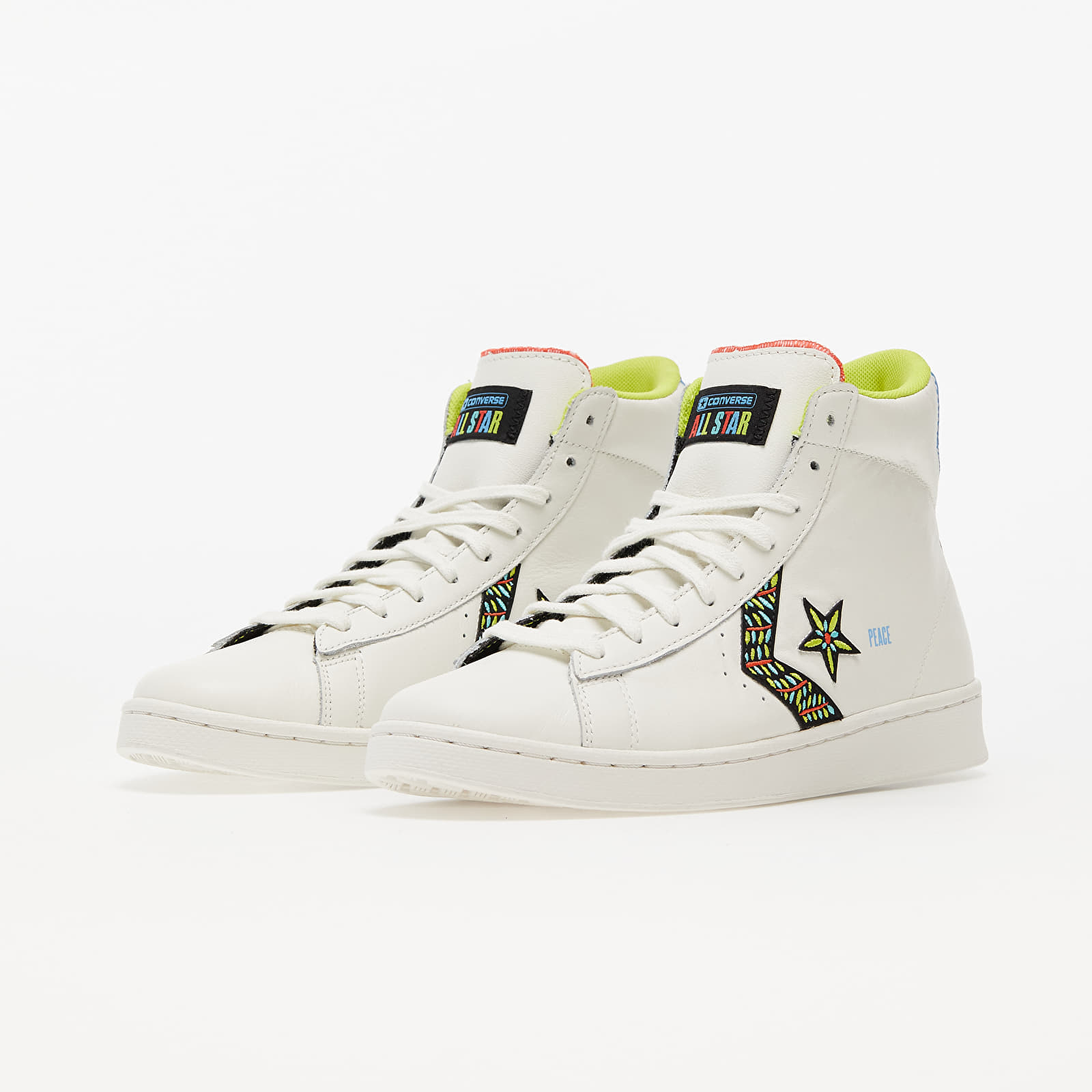 Scarpe uomo Converse Pro Leather Peace & Unity Vintage White/ Black