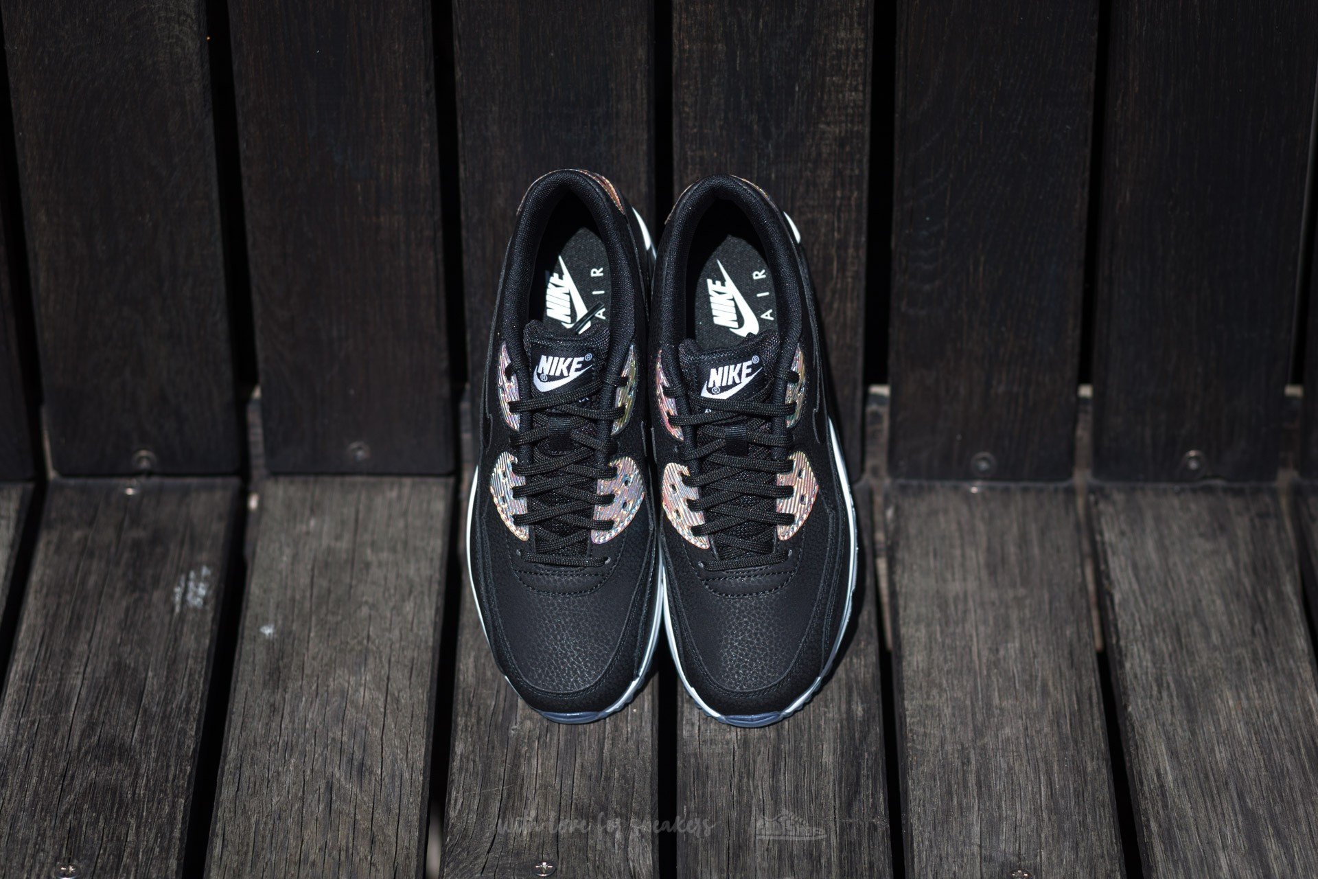 Naisten kengät Nike Wmns Air Max 90 Premium Black/ Black-Pure Platinum