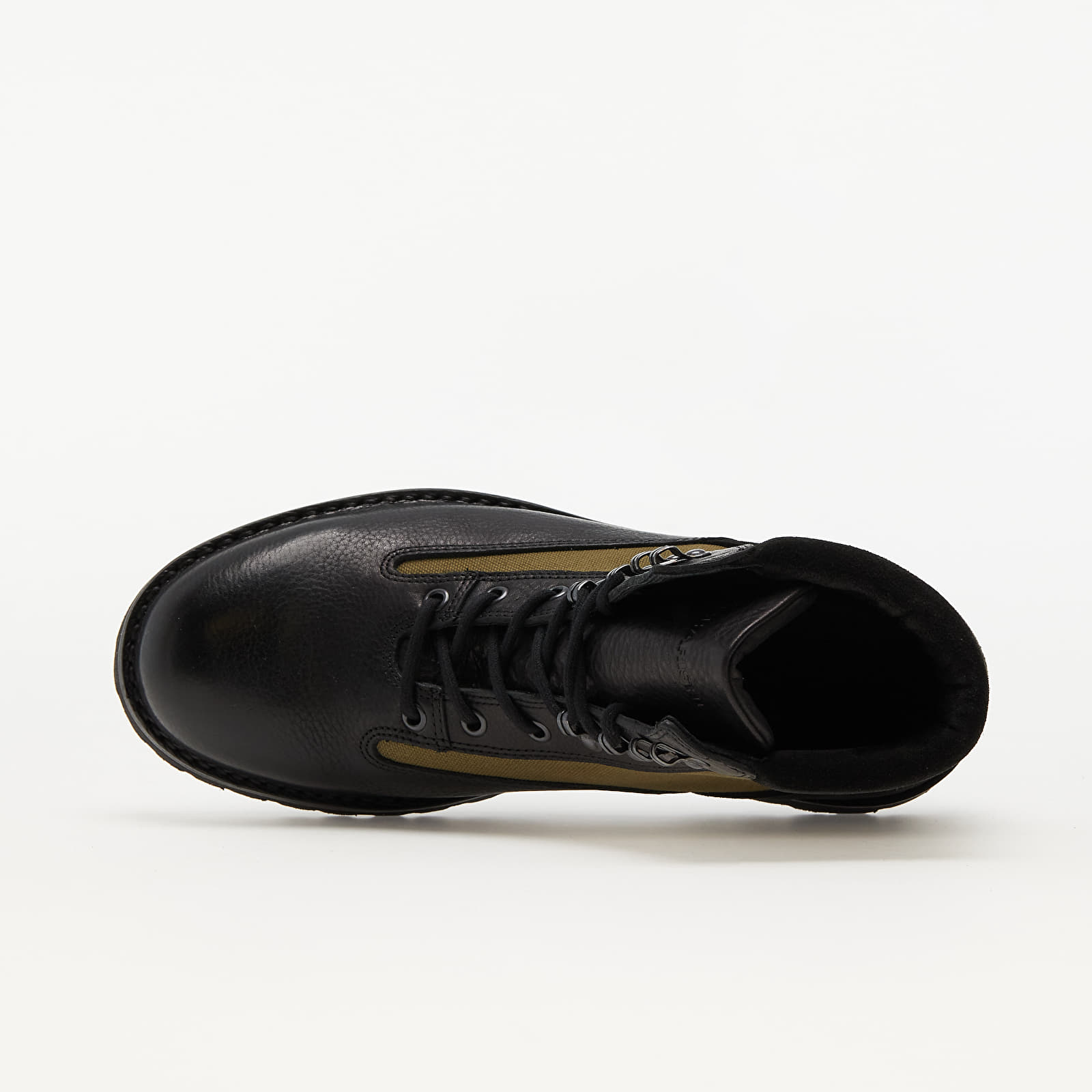 Buty męskie Maharishi x Fracap Jungle Boot 9667 (Leather/ Suede/ Canvas) Black/ Olive
