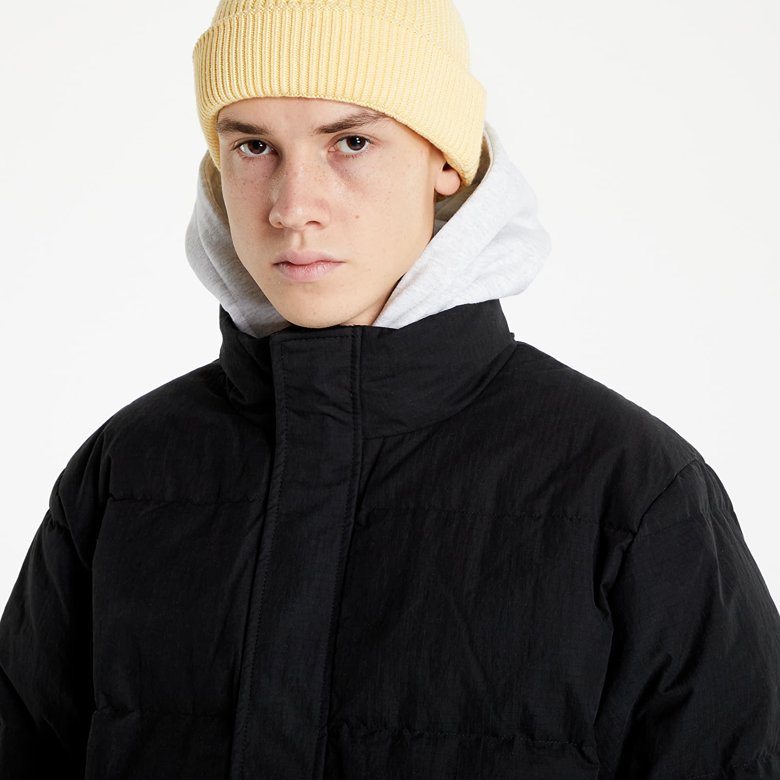 Bundy Stüssy Solid Puffer Jacket Black | Footshop