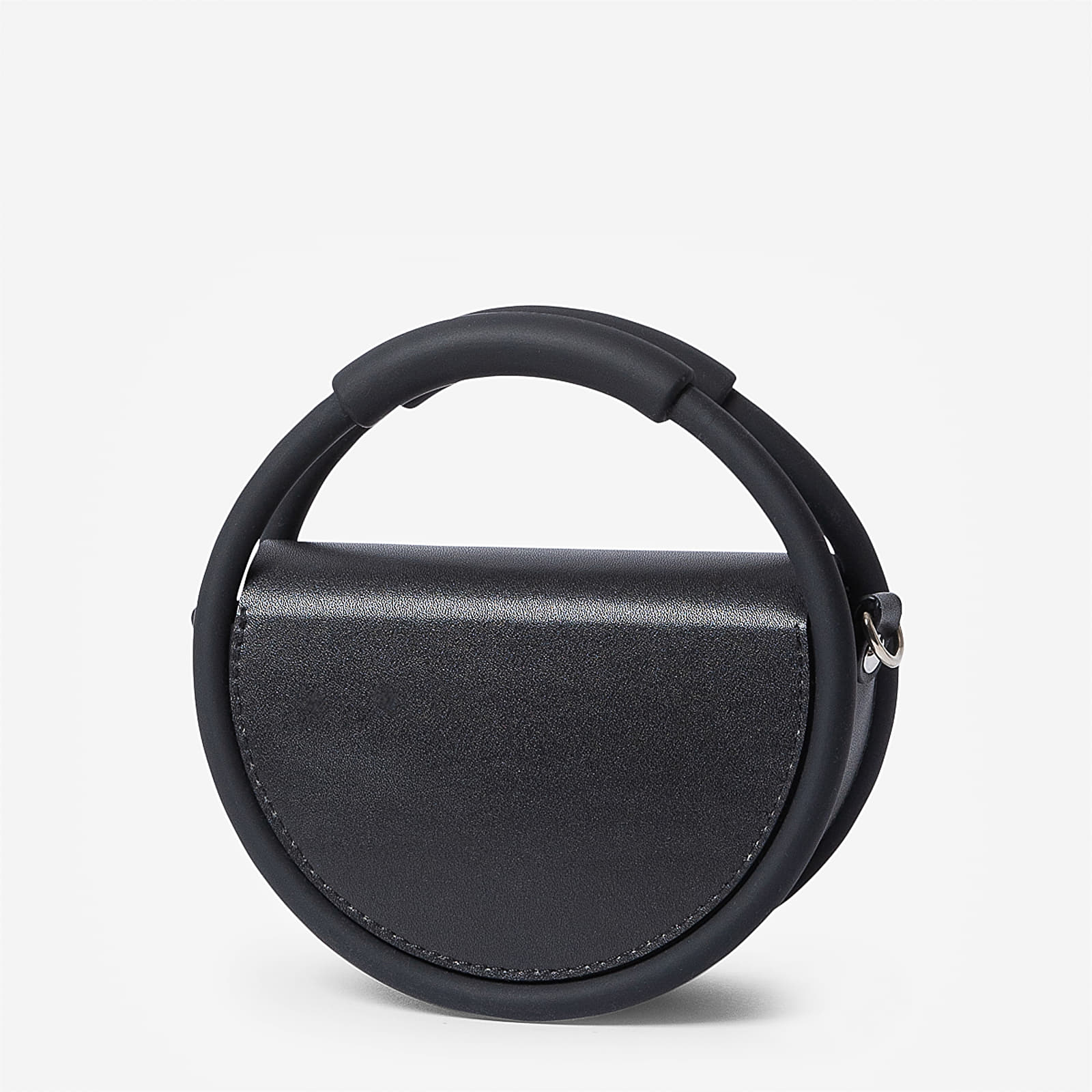 Crossbody bags Nana-nana HOOP mini (Recycled Leather) Black Crossbody bags Nana-nana HOOP mini (Recycled Leather) Black