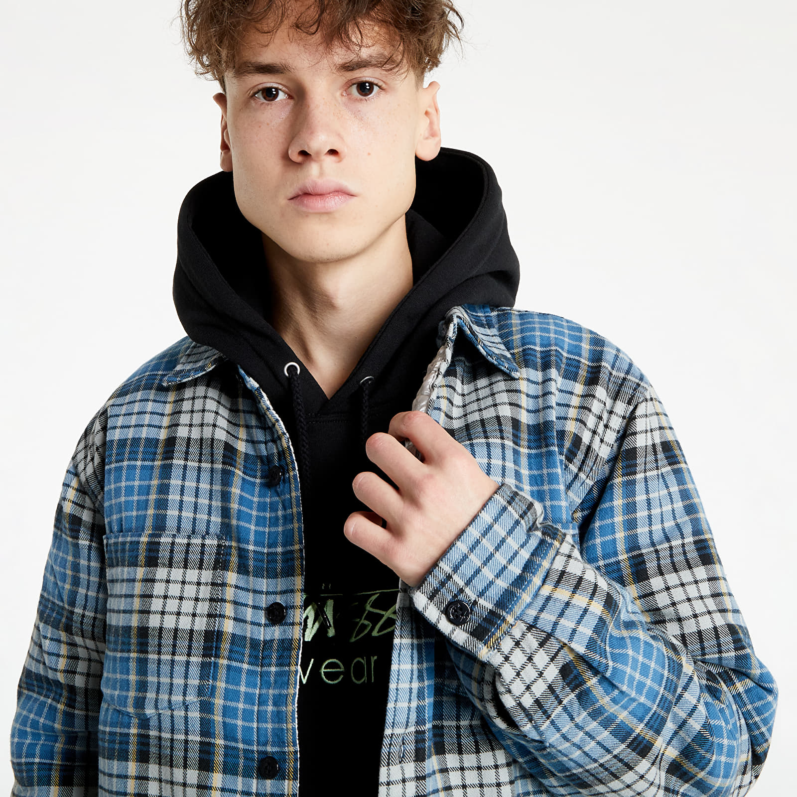 トップス stussy QUILTED PLAID SHIRT JACKET s Quilted Plaid Shirt Jacket – Brown | Tops & Shirts | Stüssy