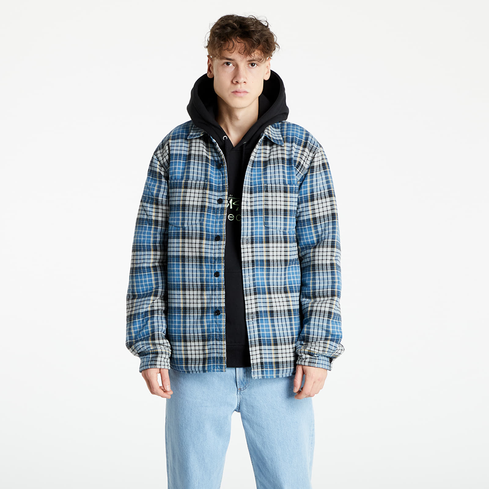 トップス stussy QUILTED PLAID SHIRT JACKET s さらに100円引き◇STUSSY◇QUILTED PLAID SHIRT JACKET (STUSSY
