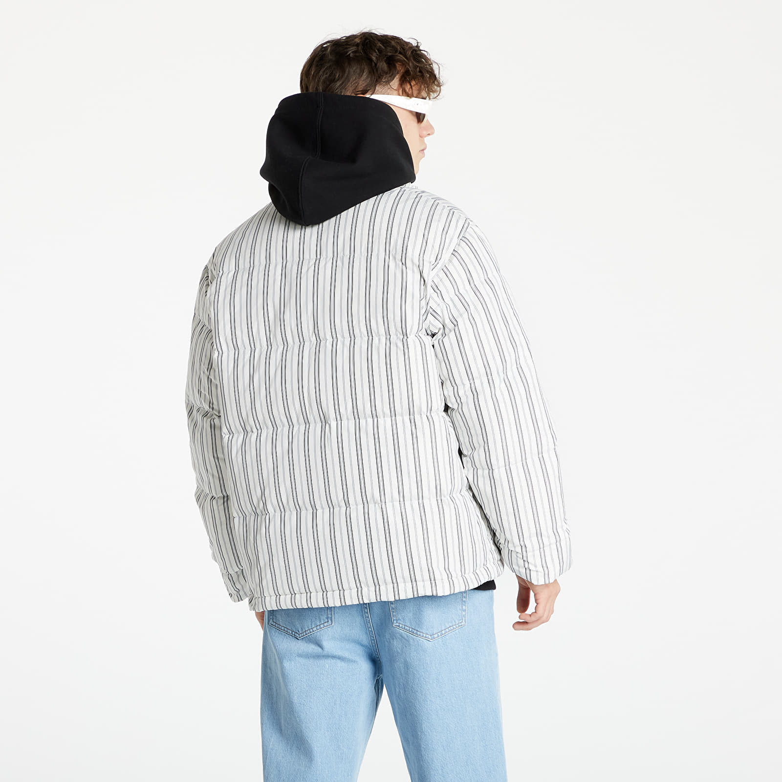 Jacken Stüssy Stripe Down Puffer Jacket Bone