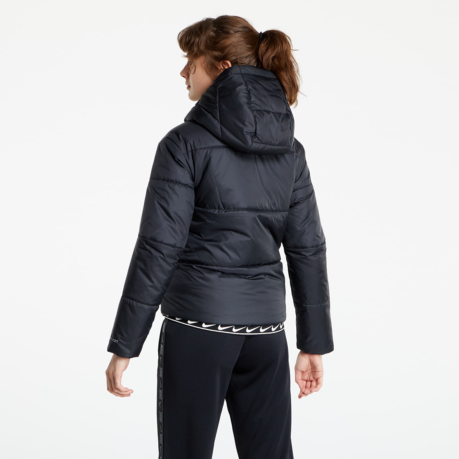 Jackets Nike Women s Therma FIT Repel Jacket Black White Footshop