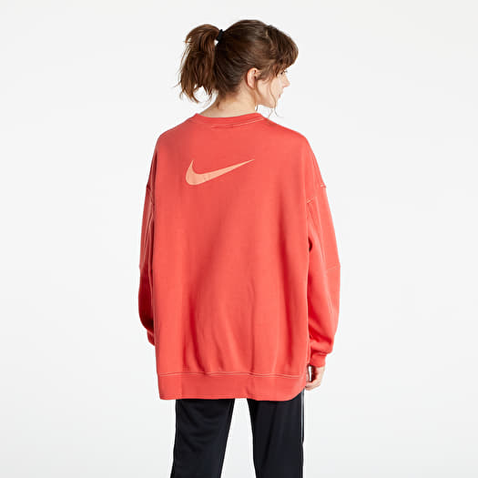Sweatshirts Nike Sportswear Swoosh Fleece Gx Crew Os Dark Orange Footshop