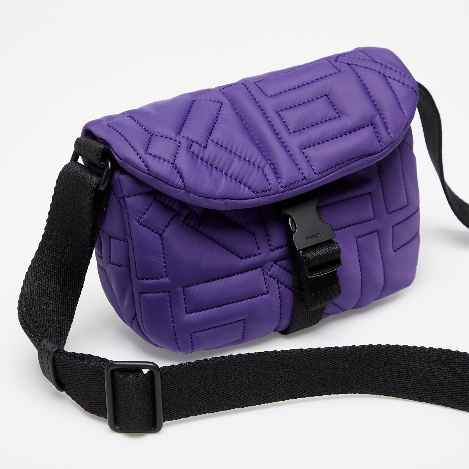 Torbe oko struka KENZO Mini Messenger Bag Aubergine