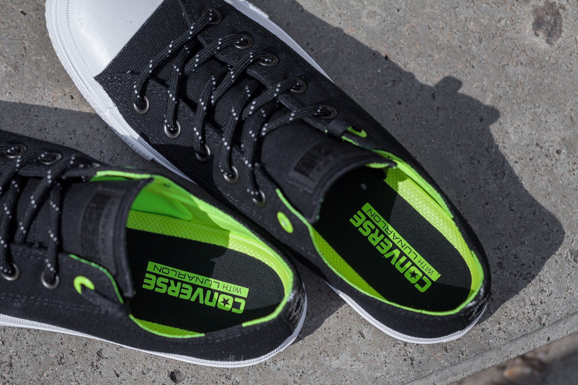 Scarpe uomo Converse Chuck Taylor All Star II Ox Black/ Volt/ White