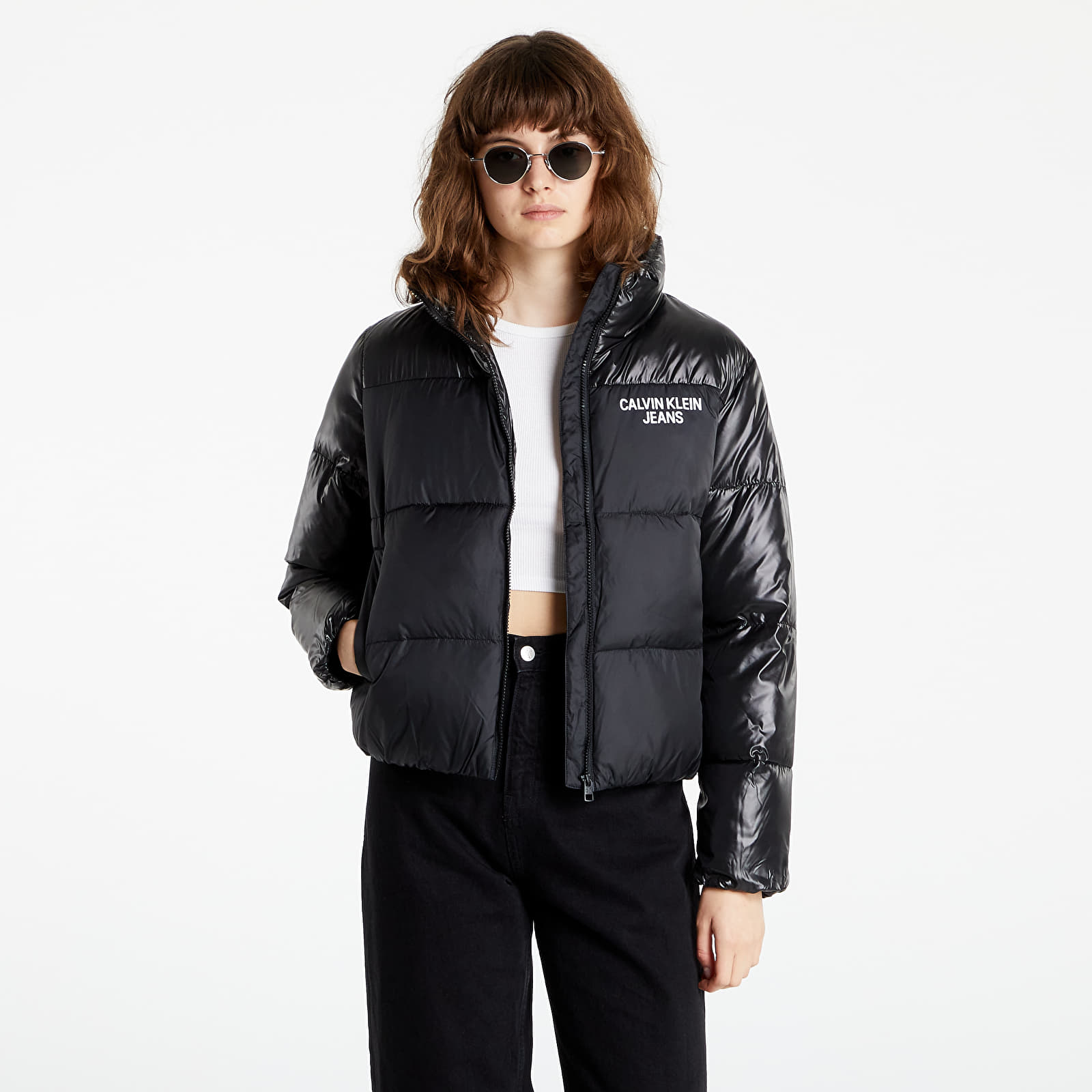 Jassen Calvin Klein Jeans Institutional Lw Padded Jacket Ck Black