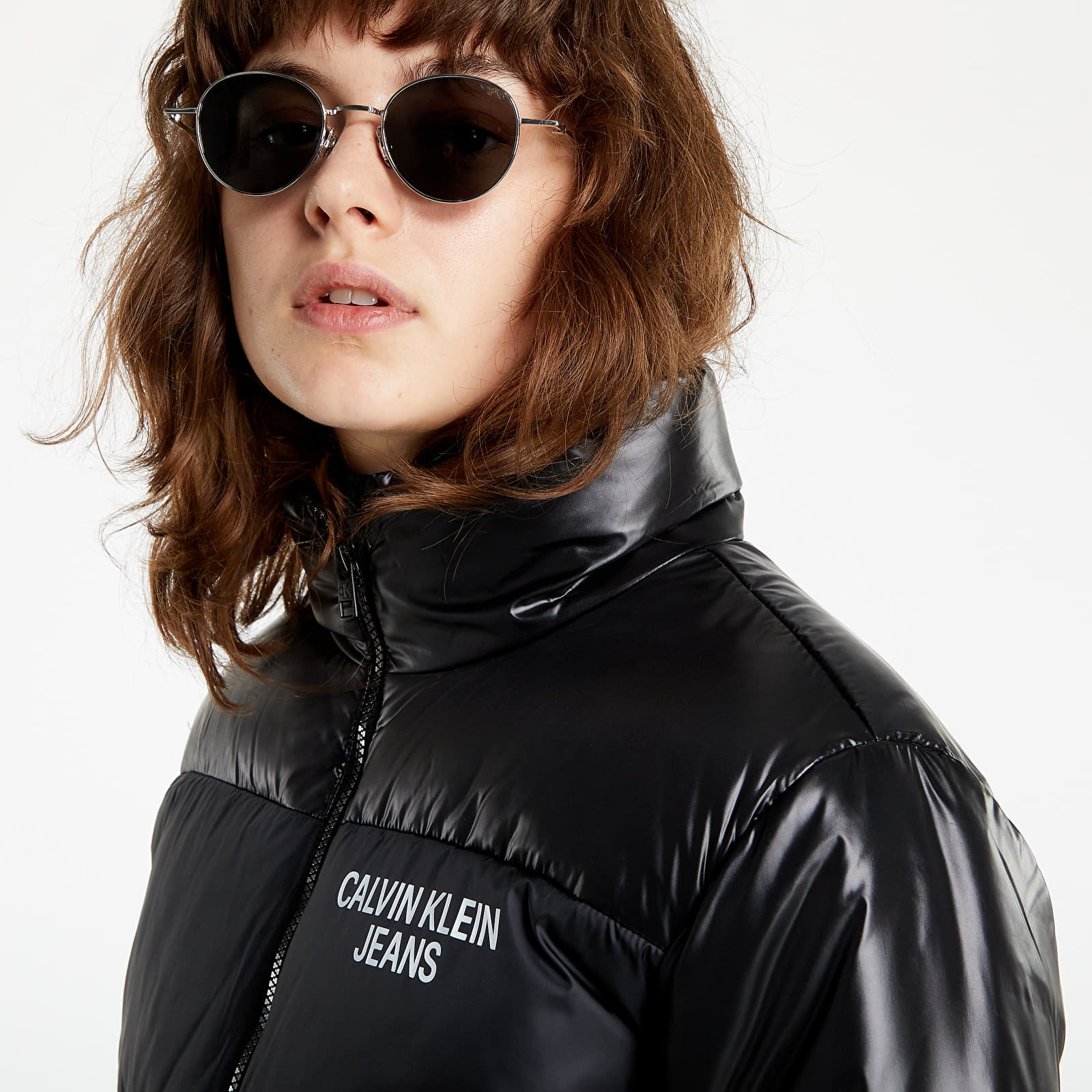 Jassen Calvin Klein Jeans Institutional Lw Padded Jacket Ck Black