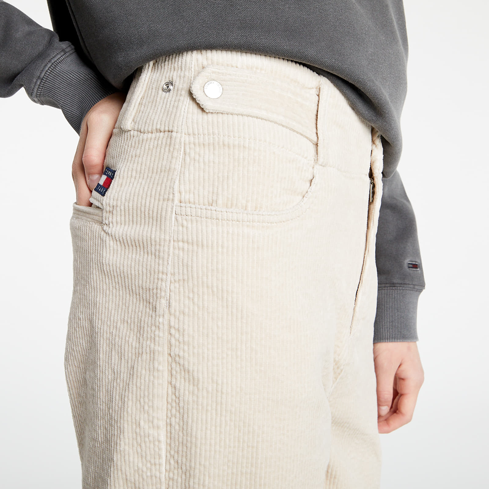Pants and jeans Tommy Jeans Corduroy High Rise Pants Smooth Stone