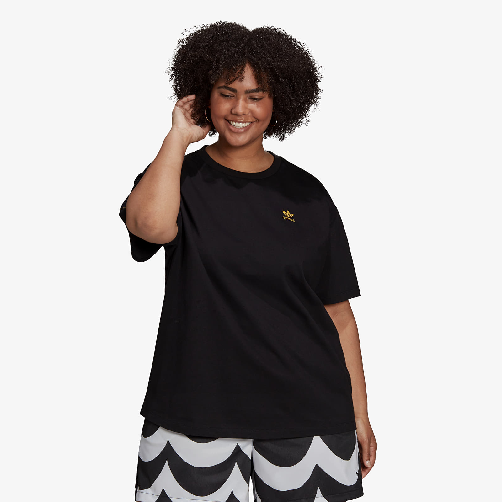 T-shirts adidas x Marimekko Bf Tee Black