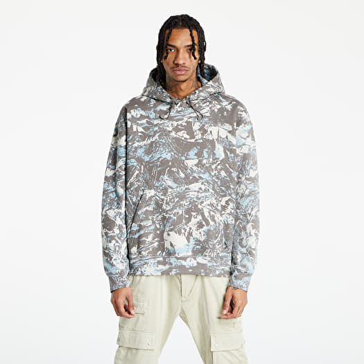 Nike Unisex ACG NRG Therma FIT Fleece Po Hoodie Aop Light Bone Cave Stone Thunder Blue Summit White Footshop