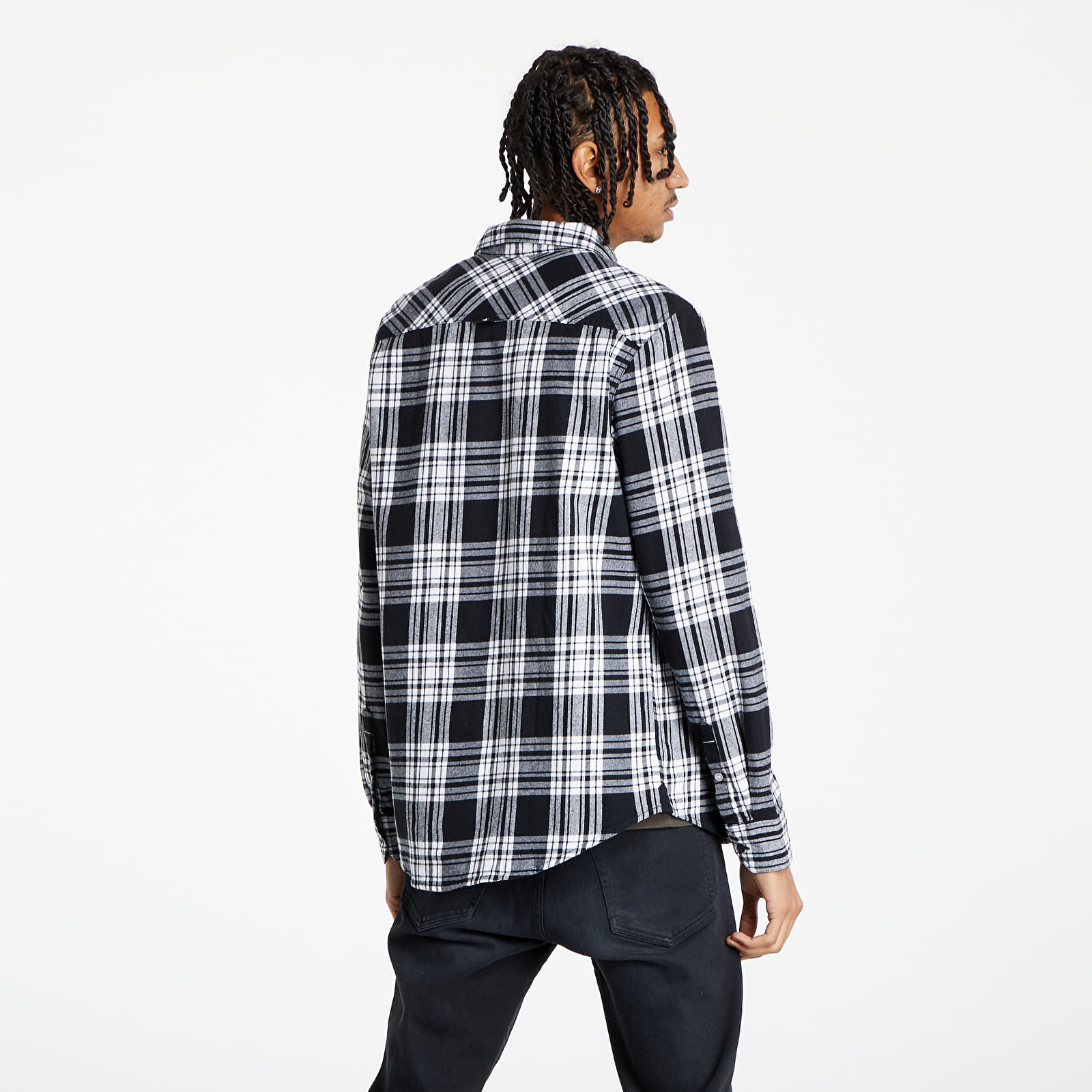 Särgid Calvin Klein Jeans Check Regular Shirt Ck Black/ Bright White