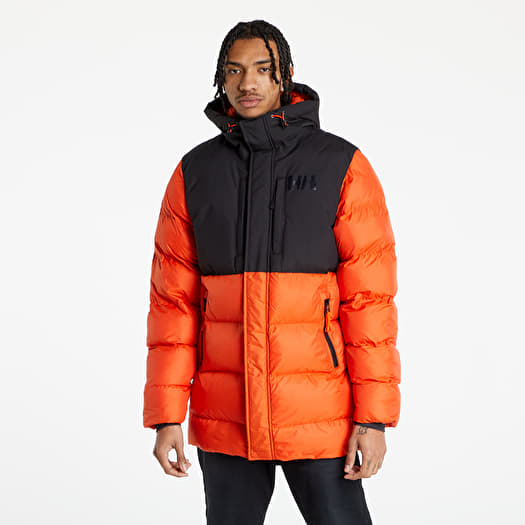 Puffy orange jacket sales