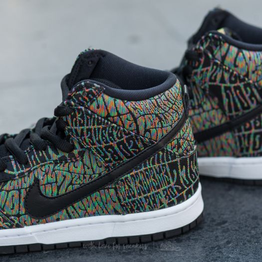 Nike dunks black rainbow hotsell