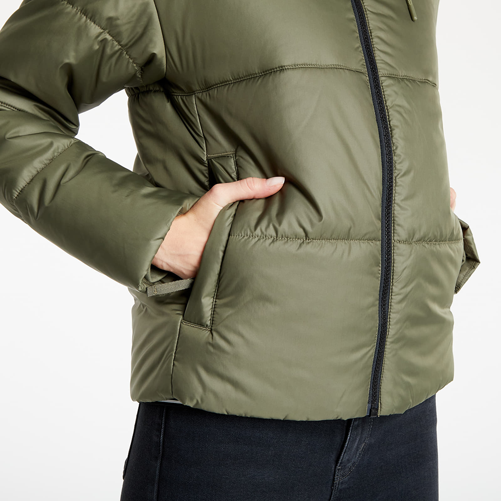 Nike Winter Jacket NSW Therma-FIT Repel - Medium Olive/White Women