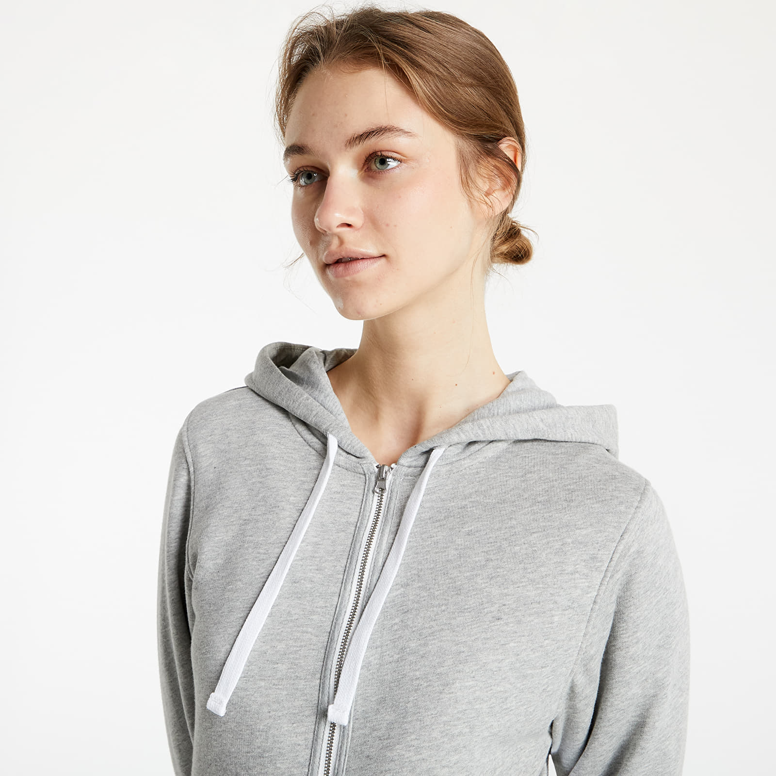 Sweatjacken und Sweatshirts Calvin Klein Full Zip Top Hoodie Grey Heather