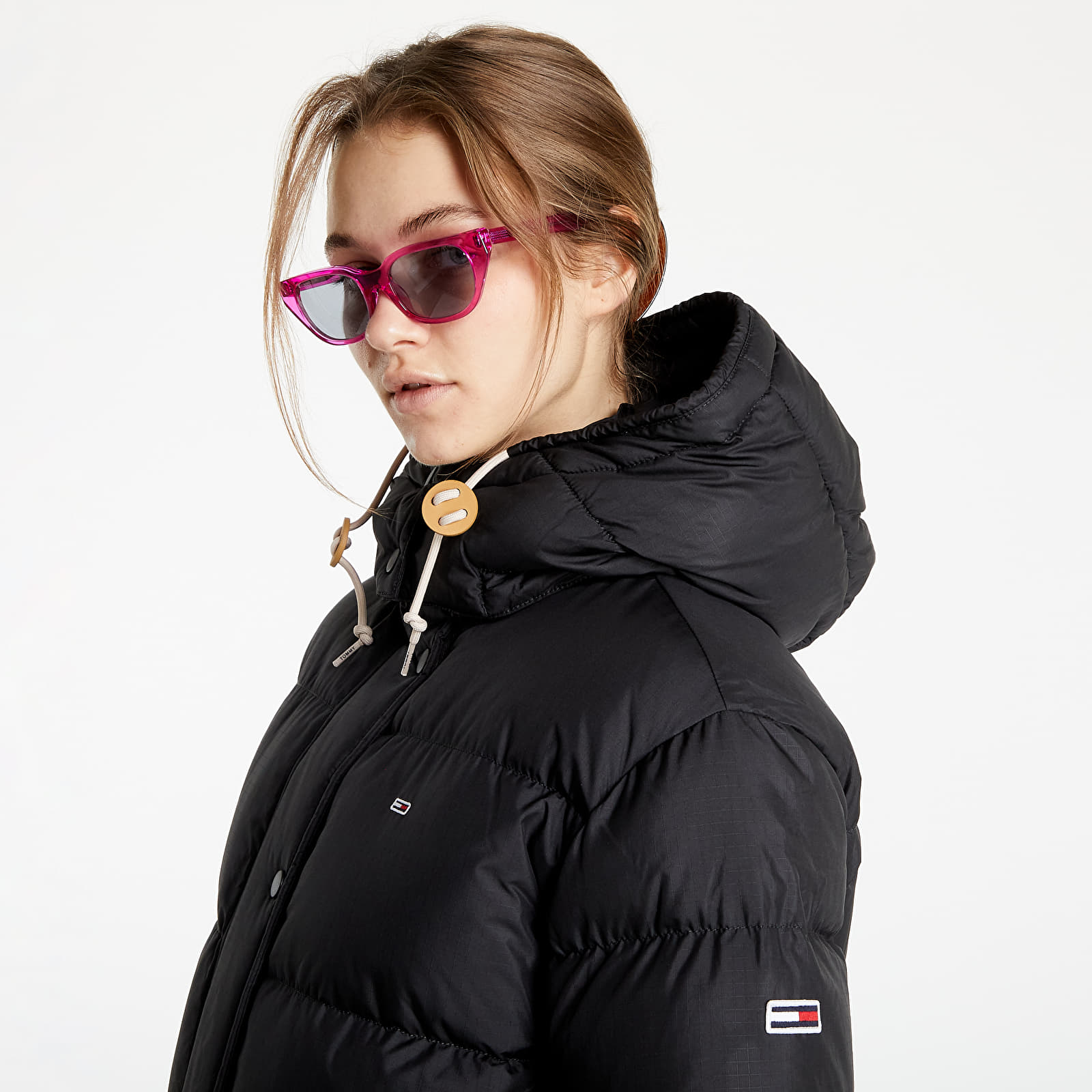 Geci Tommy Jeans Premium Down Puffer Black