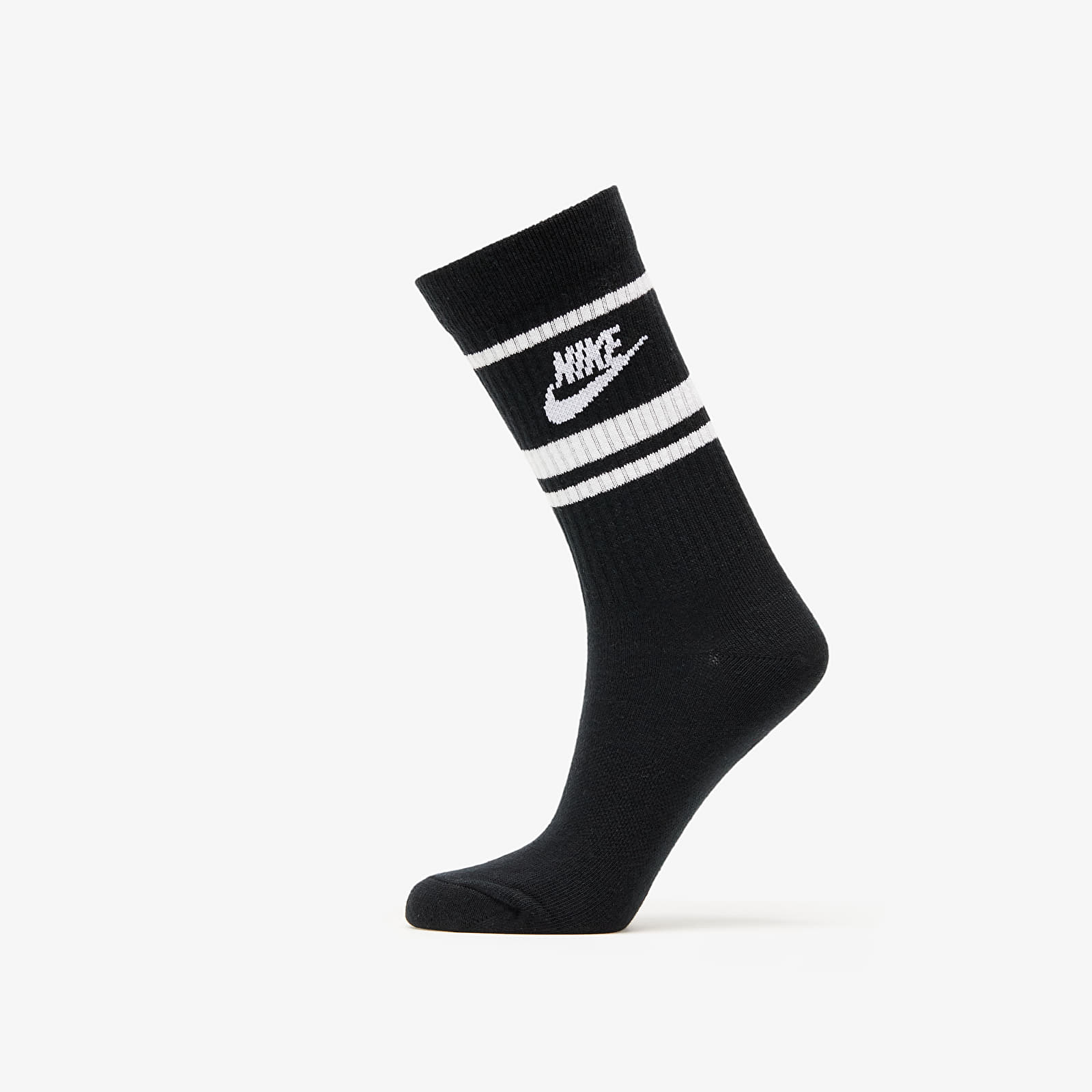 Zoknik Nike Crew Sportswear Essential Stripe Socks 3-Pack Black/ White
