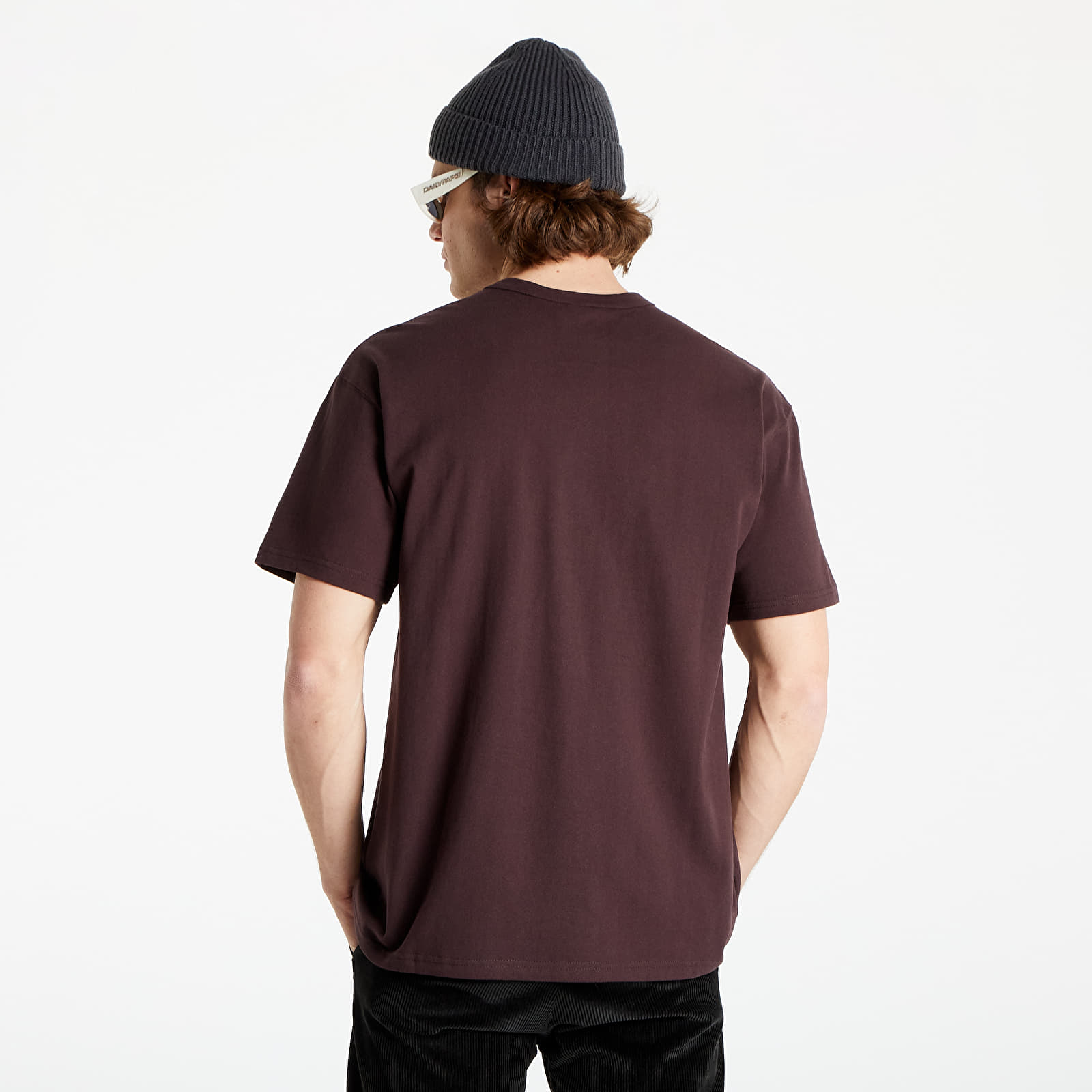 Marškinėliai Nike Sportswear M NSW Tee Premium Essential Brown Basalt/ Black