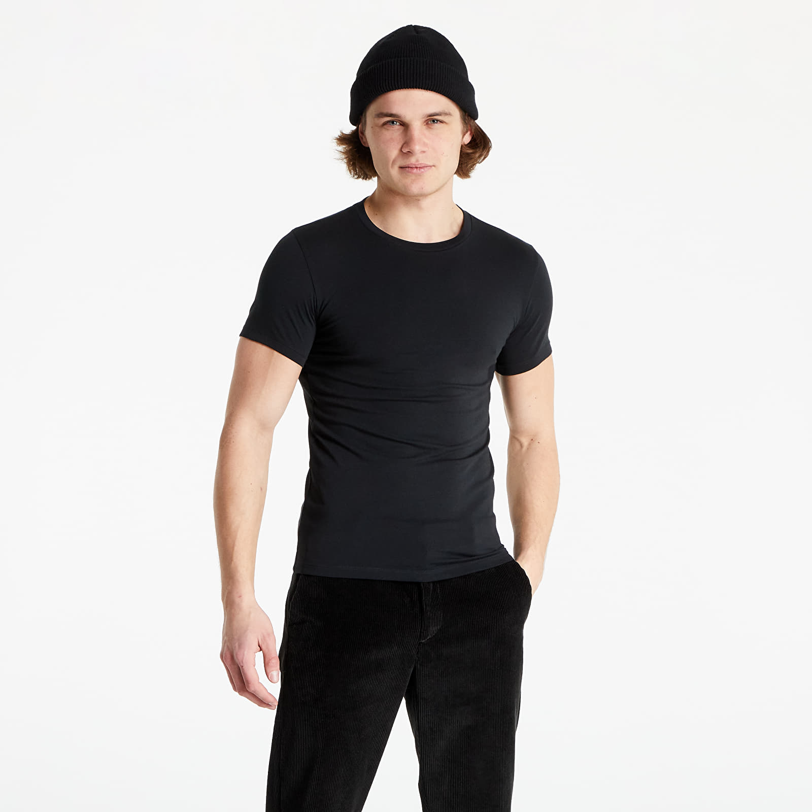 Majice T-shirt Ralph Lauren Classic 2 Pack Crew Undershirt Black