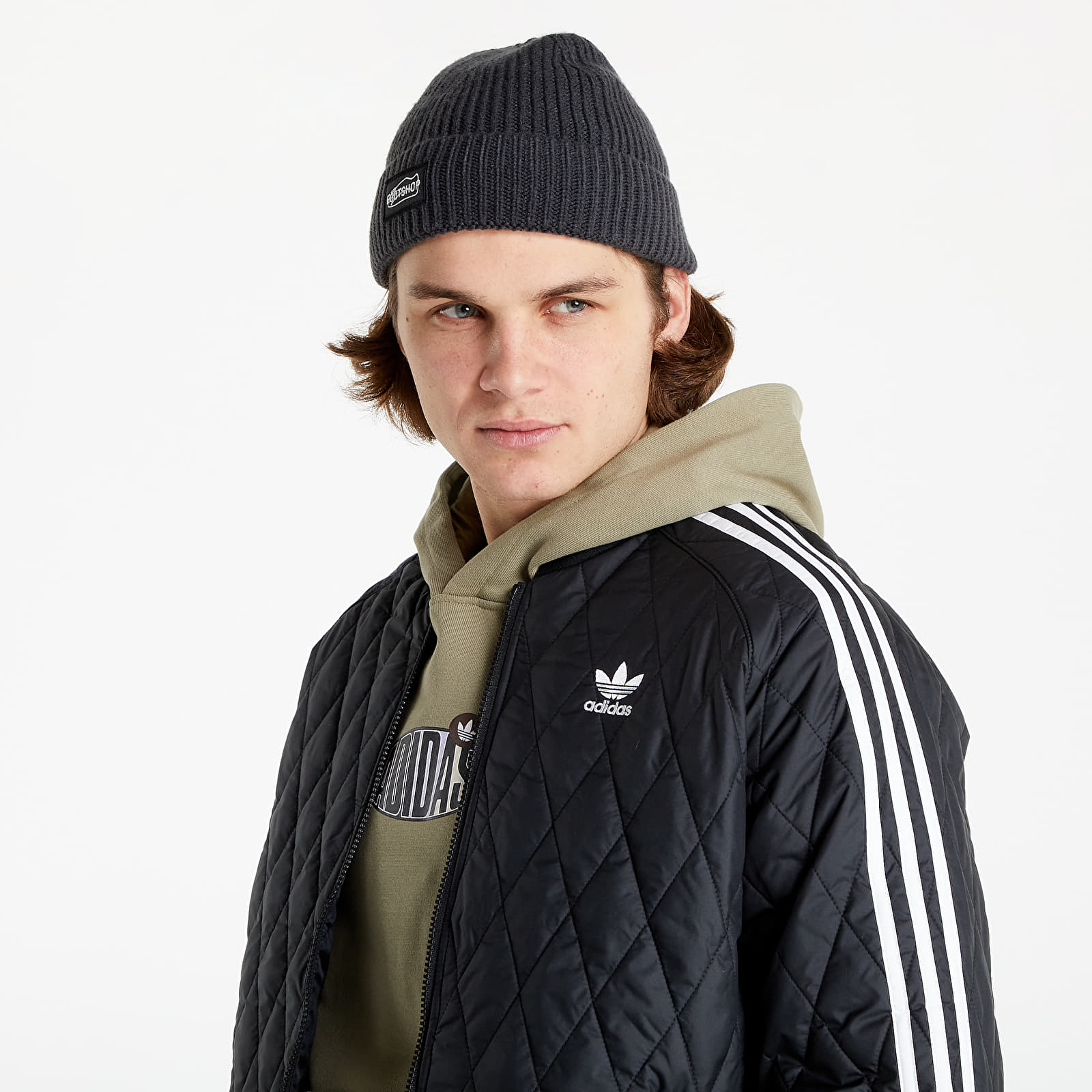 Giacche adidas Quilted Superstar Track Top Black Footshop