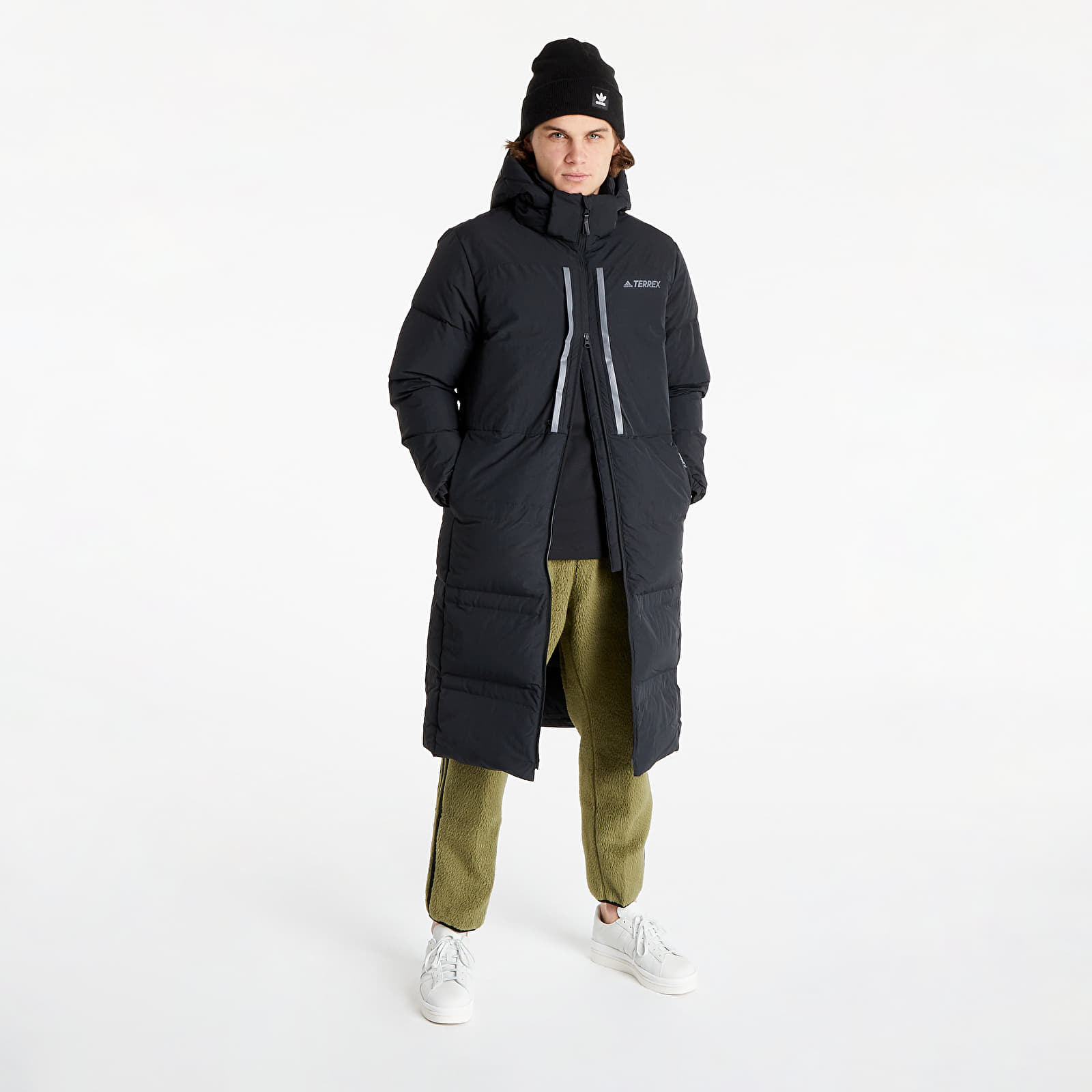 Vestes adidas Terrex Long Down Jacket Unitefit Black/ Grey Four