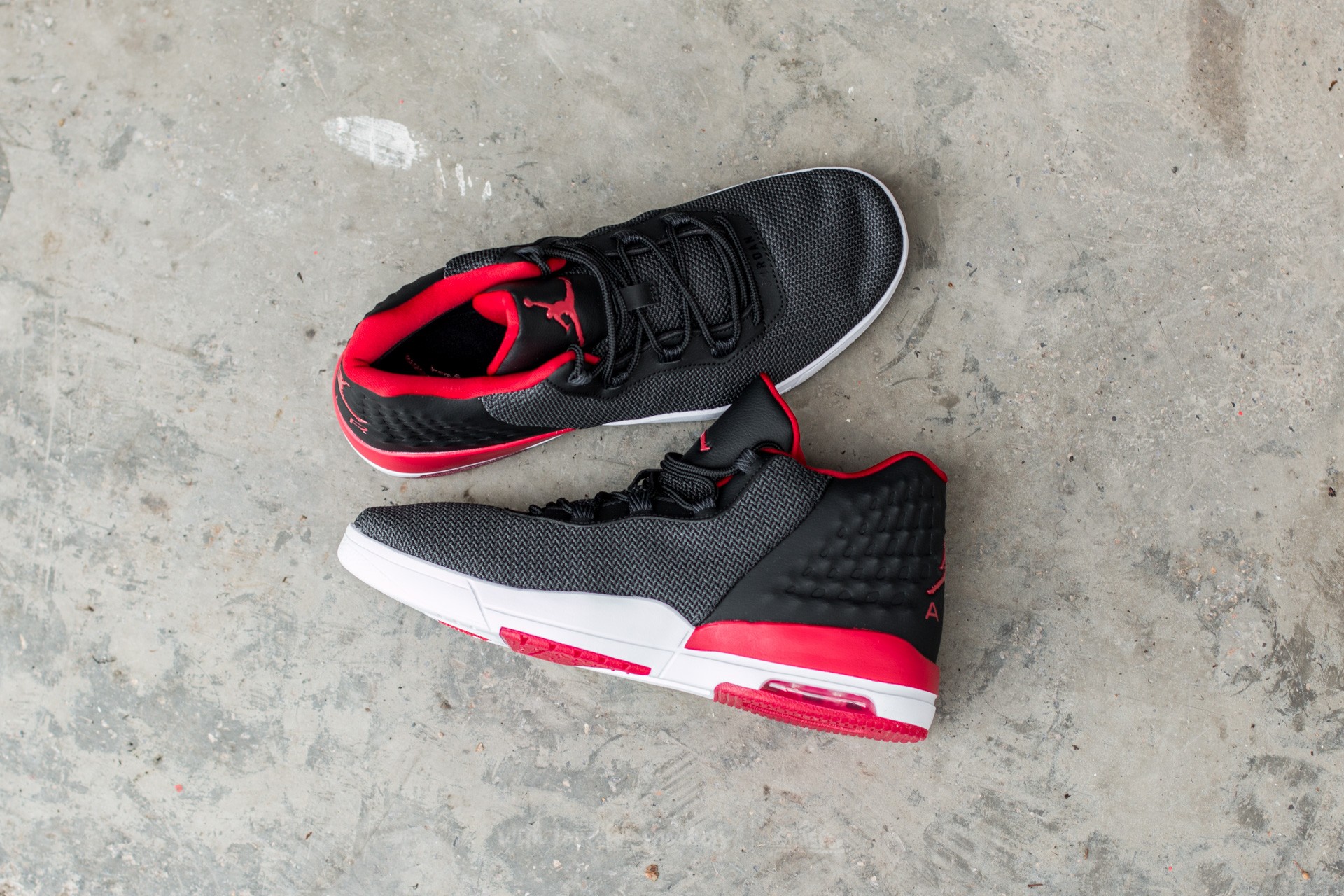 Scarpe uomo Jordan Academy Black/ Gym Red-White