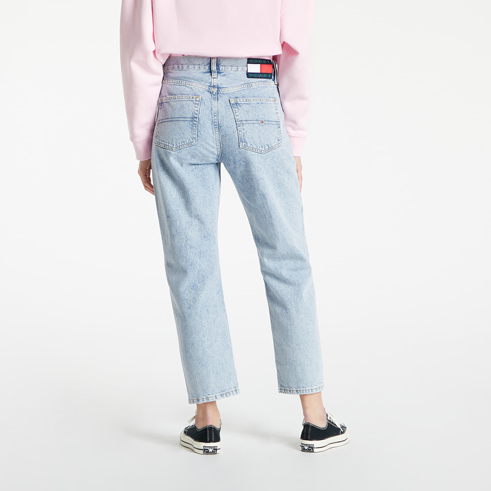 Nohavice Tommy Jeans Harper K Pocket Ankle Be715 Svlbrg Denim Light