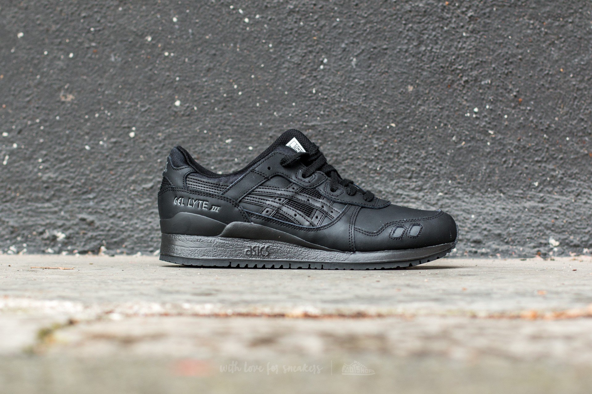 Men s shoes Asics Gel Lyte III Black Black Footshop