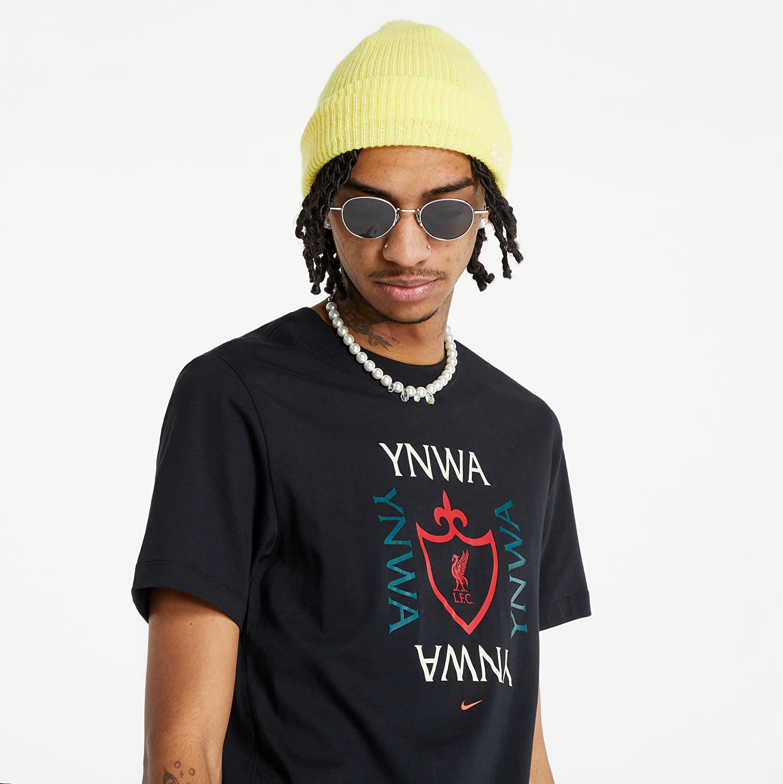 Pólók Nike Men's Football T-Shirt Liverpool F.C. Black