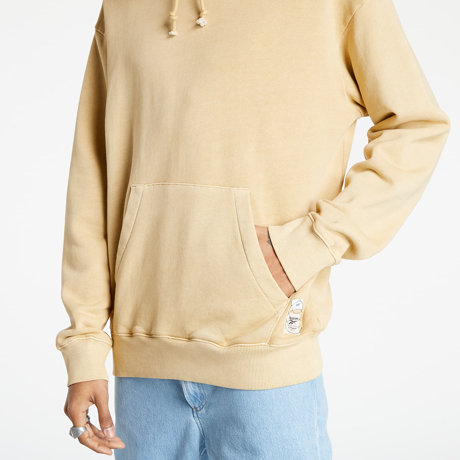 Bluzy Footshop 10 Years meets Reebok Classics Natural Dye Hoodie Yellow