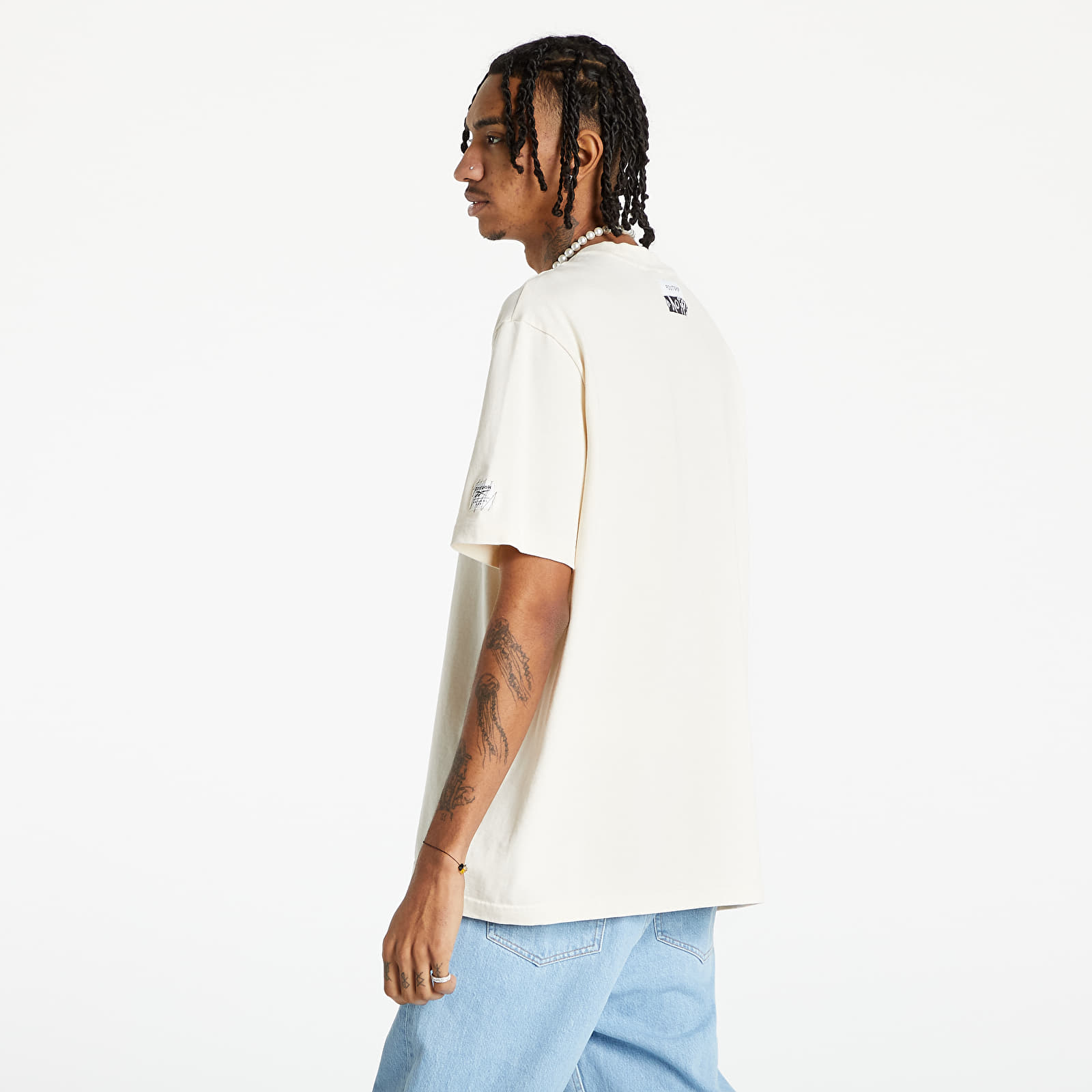 Tričká Footshop 10 Years meets Reebok Classics Natural Dye T-Shirt White