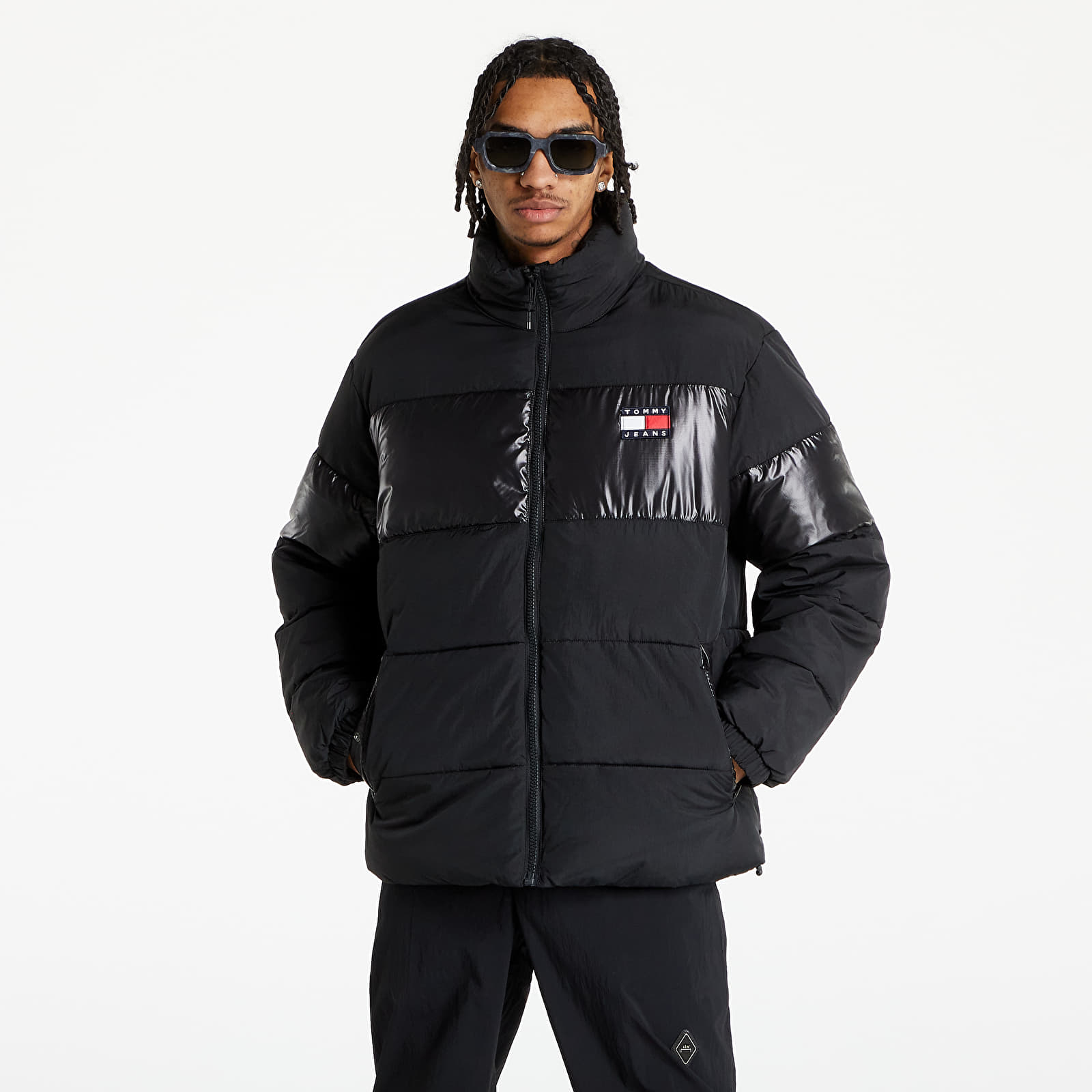 Jackets Tommy Jeans Tonal Colorblock Puffer Black Footshop