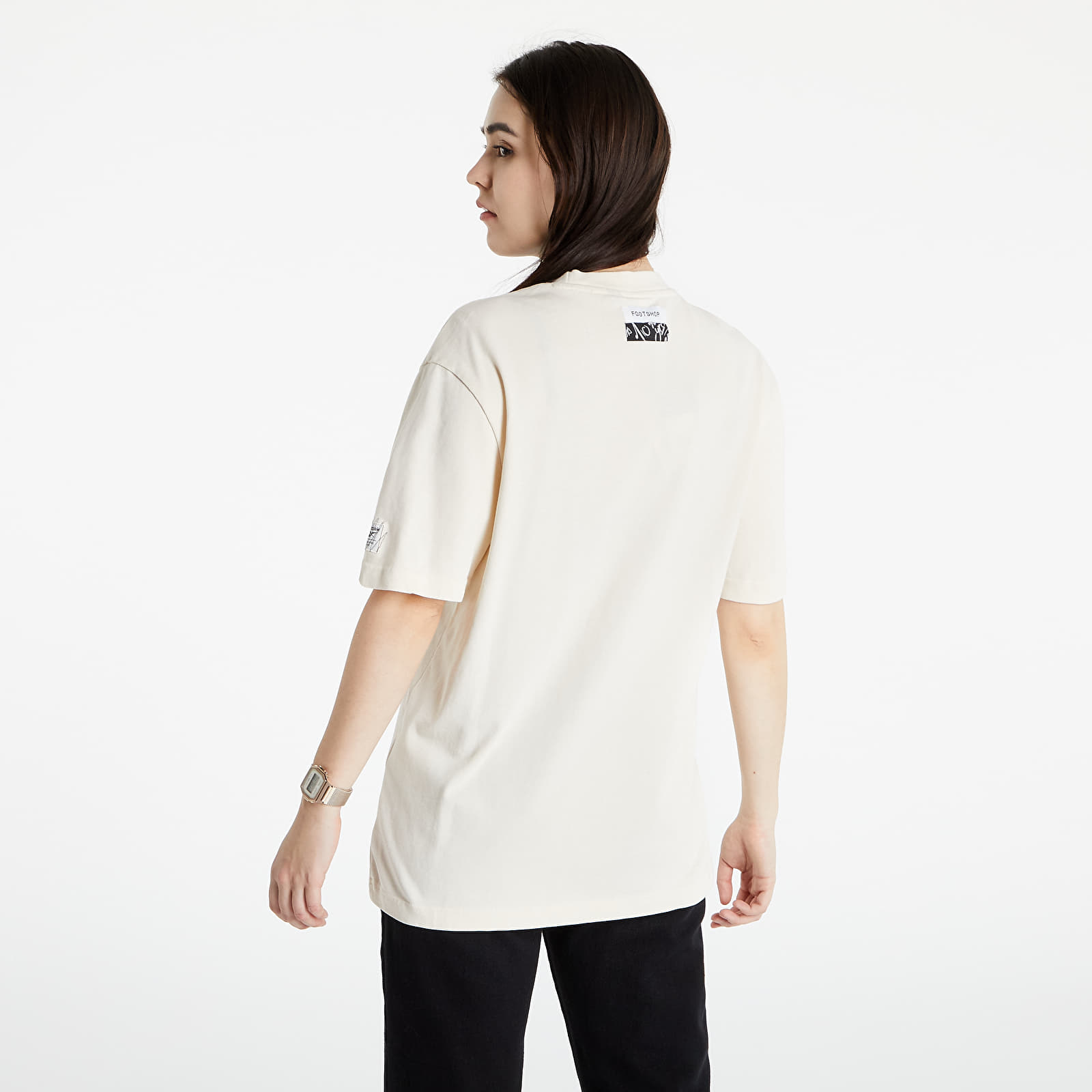Tričká Footshop 10 Years meets Reebok Classics Natural Dye T-Shirt White